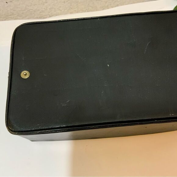 Vintage Etienne Aigner Makeup Case Toiletree Bag black Leather - Picture 12 of 15